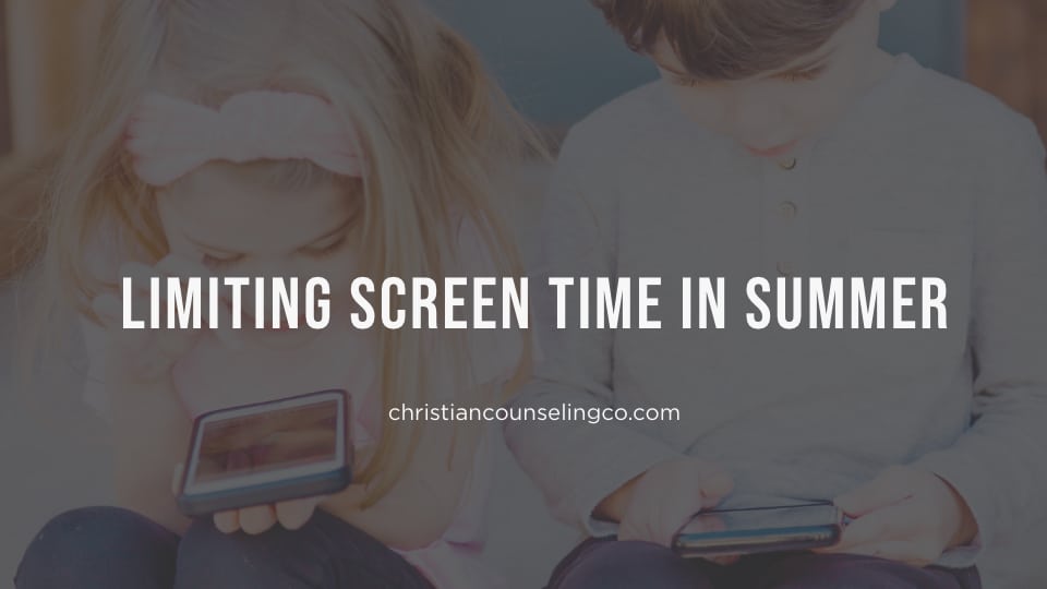 the benefits of limiting screen time in summer for children