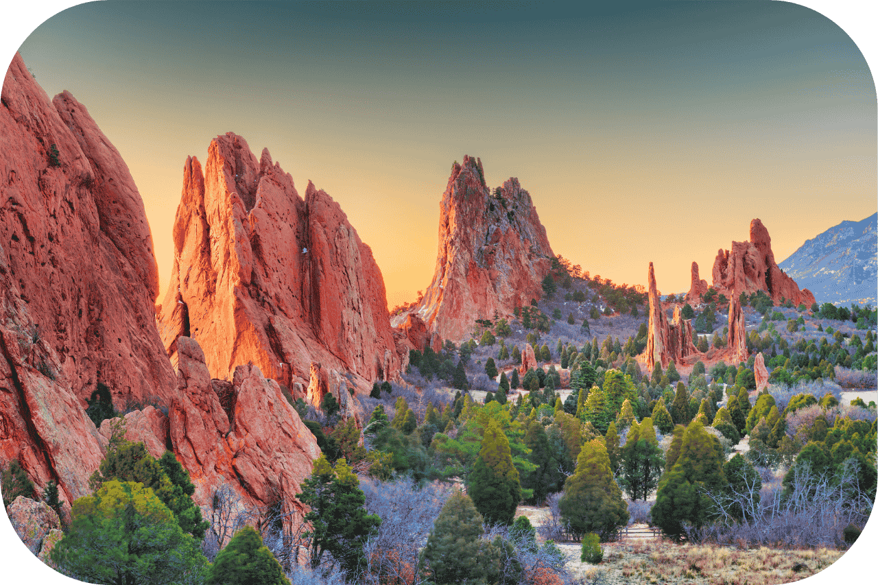 Garden of the Gods in Colorado Springs, Colorado