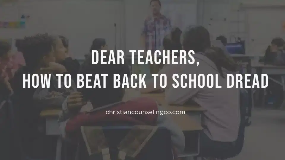How To Beat Back To School Dread