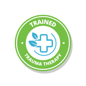 Trained trauma therapy badge
