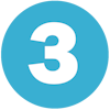 blue circle number 3
